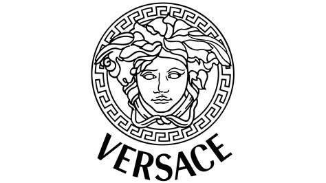 versace logo symbolism|versace logo black and white.